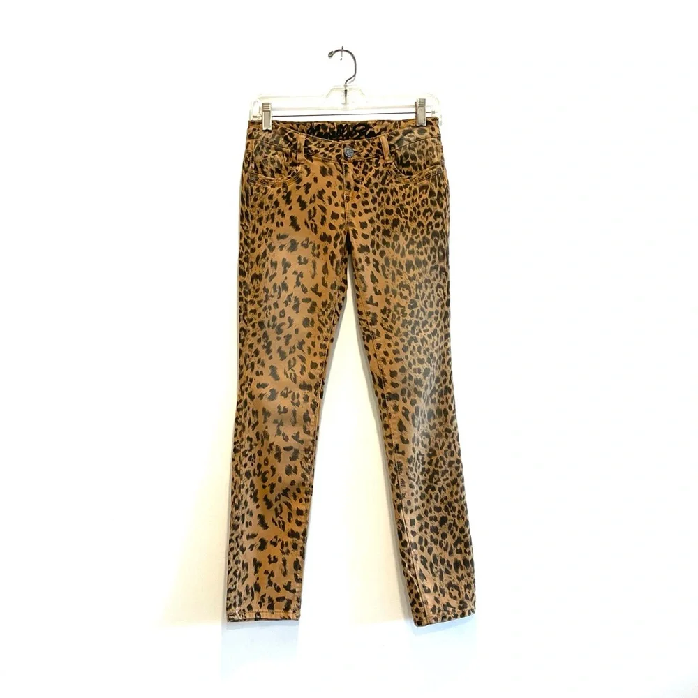 Vanilla Star Cheetah Print Skinny Jeans Size 1